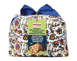 Panettone pyragas su juodojo šokolado gabaliukais, 1 kg