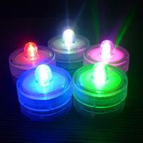 Mini LED vandeniui atsparus akvariumo naktinis apšvietimas su septyniomis spalvomis Round Light [White Light] white