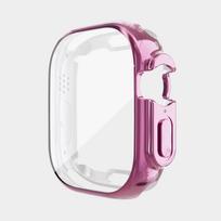 Case for Apple Watch Ultra 3 2 49mm Screen Protector Soft TPU Anti-Scratch Shockproof Shell Protective Cover iWatch Series Ultra 49mm rožinė
