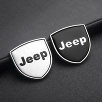 1/2pcs Car Metal Emblem Fender Side Body Tail Trunk Stickers For Jeep Renegade Wrangler Grand Patriot Renegade Trail Hawk JK JPB