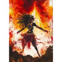 Hinduizmo Deivės Kali Plakatai Hindu Mitologijos Spaudiniai Drobės Spaudiniai Vintažinis Sienos Menas Paveikslas Svetainei Namų Dekoras 30x45cm No Frame