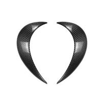 For Mini F55 F56 F57 2014-2024 ABS Eyelid Trim Covers for Headlight Eyebrows Piano Black or Carbon Fiber TextureGood product carbon fiber texture Chin gray