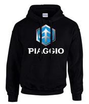 PIAGGIO Motorolerio gobtuvas-Laisvalaikio megztinis su gobtuvu Juodas - 3933-SW L black