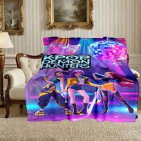 1pc Kpop Demon Hunters Blanket, Cozy Printed Throw Blanket, A Heartfelt Gift for Your Family and Friends 75x90cm