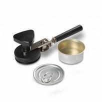 Molecular Gastronomy Caviar Box: Sealed Aluminum Can with Pull-Tab, Manual Sealer for Creative Serving black