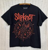 Slipknot Men's Large Black w/ Red Double Sided Graphic S/S T-Shirt Band Tee Unisex T-Shirt XL black