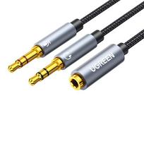 UGREEN 3,5 mm ausinių ir mikrofono 2-in-1 garso skirstytuvas