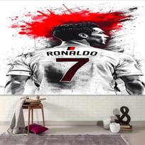 1pc Cristiano Ronaldo Tapestry, Living Room, Bedroom, Office, Party Decor, Ideal Festive Gift 180cmx230cm