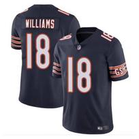 NFL Chicago Bears 18 Williams Football Jersey Men Sports Training Game Shirt M white