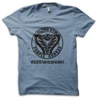 Dodgeball Globo Gym Purple Cobras Movie Parody T-Shirt M5741 120 gray