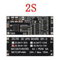 DC 12V/15V 50W 4A UPS Power Supply Module Uninterruptible Power Control Board 2S 3S Charging Step Up Protection Module
