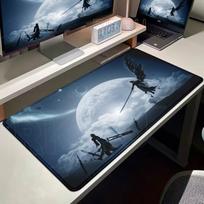 Final Fantasy 7 Large Gaming Mouse Pad HD Computer Mousepad PC Gamer Laptop Mouse Mat Office Mausepad XXL Keyboard Mat Desk Pad 300x600MM gray