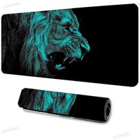 Roaring Lion Mouse Pad Desk Mat Rubber Anti-slip Stitched Edge Gaming Table Mat XXL Gaming Office Keyboard Laptop Long Mousepads 700x300x2mm
