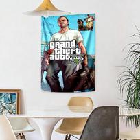 Grand Theft Auto Handwoven Tapestry Rustic Farmhouse Perfect for Balcony Bedroom Studio Wall Versatile Decor Gallery Wall Gift for New Home 100cmx150cm