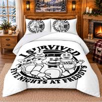 Five Nights at Freddys Pattern Bedding 3Pcs Set Bed Sheet And Pillowcases For Indoor Bedroom 180cmx210cm