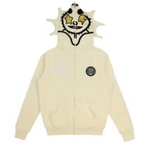 Men Long Sleeve Flame Pattern Hoodie Casual Pullover Hip Hop Street Hooded Sweatshirt XXXL beige