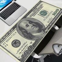 Black dollar bills Mouse Pad Gaming Accessories PC Gamer alfombrilla xxl Computer rug Desk Mat Laptop Varmilo Keyboard Mousepad 600x300x2