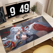 Ye Shunguang Mouse Pad New Zenless Zone Zero Anime Girl Game Pc Accessories NonSlip Mousepad Xxl Zzz Office Keyboard Desk Mat 800x300x2mm black