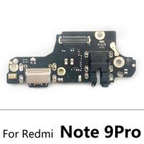 USB Dock Connector Charging Port Flex Cable For Xiaomi Redmi Note 1 1A 6 7 8 9 Pro 8T 9S 11 Pro Charger Board With Mic Module black