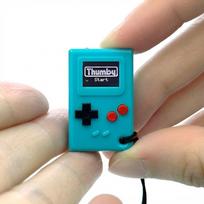 TinyCircuits Thumby Smallest Mini Game Keychain Retro Portable Teal - World's Console, Compatible, Programmable, Game, [Authentic Product]