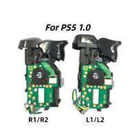 Trigger Module Assembly for PS5 Game Controller L1 R1 L2 R2 Left Right Triggers Buttons with Vibration Motor Replacement 5 FOR 1.0