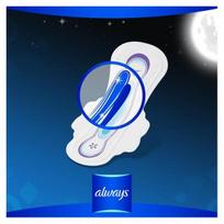 Always Ultra Secure Night Sanitary Pads With Wings Size 4 12 Pcs