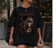 Nesta Archeron ACOTAR Shirt, Sarah J Maas Merch, The Valkyries TShirt, Fantasy Reader ACOTAR Fan Gift, Female Warrior Shirt 3XL black