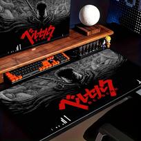 Berserk Guts Anime Mouse Pad Large Computer Office Game Table Mats XXL Rubber Antislip Gaming Keyboard Mousepads Long Desk Pads 30x80x0.2cm