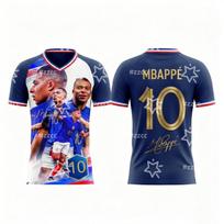 2026 Kylian Mbappé Team Football Jersey Match & Training Kit Summer Sports  T-Shirt Children's Clothing Tee Y2k 6XL