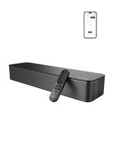 ULTIMEA Soundbar with for Poseidon M20 Pro Built-in Subwoofer, 132W, 2.1ch, Optical/AUX/BT5.4, Black, juoda