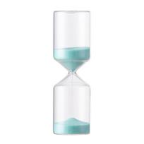 5/10/15/30 Minutes Sandglass Sand Timer Color Glass Hourglass Sand Clock Children Kids Gift Fashion Home Decoration 5min mėlyna