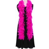 Fluffy Feather Boa Solid Color Apparel Fabric Fashion Feather Scarf  Perform rožinė raudona spalva