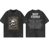 Billy Strings Fall 2026 North America Schedule Dates Vintage Washed Tee XXL gray