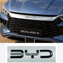 BYD Sealion 5 Song Pro DM-I Priekinė Galinė Emblema Juodas Ženklelis Raidės Pilnas Rinkinys Juodinimo Rinkinys Blizgus Juodas Sealion 5