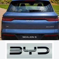 BYD Sealion 5 Song Pro DM-I Priekinė Galinė Emblema Juodas Ženklelis Raidės Pilnas Rinkinys Juodinimo Rinkinys Blizgus Juodas Sealion 5