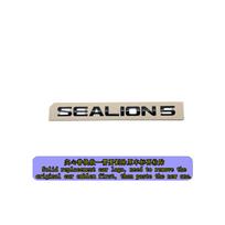 BYD Sealion 5 Song Pro DM-I Priekinė Galinė Emblema Juodas Ženklelis Raidės Pilnas Rinkinys Juodinimo Rinkinys Blizgus Juodas Sealion 5