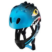 Kids Helmet and Knee Pad Set Full Face Safety Headgear Adjustable Protective blue