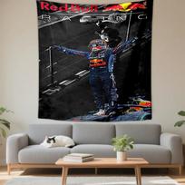 Red Bull Racing Car Driver Victory Scene Patterned tapestry for bedroom and living room home decor sofas 180x230cm(70x90in)