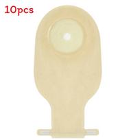 Ostomy Pouch Pack Of Ten With Adjustable Opening For Post Surgery Collection beige