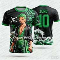 2026 Naujas One Piece Zoro Specialus Leidimas Futbolo Marškinėliai T-shirt Futbolo Marškinėliai Vaikams Animacinių Filmų Spaudinys T-shirt Vyrams Kvėpuojantis Marškinėliai S gray