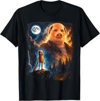 Tung Tung Tung Sahur John Pork T-Shirt unisex T-Shirt S brown