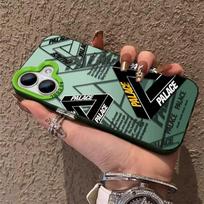 Triangular tag compatible with iPhone 18 Pro Max phone case, iPhone 18 energetic case, 15 European and American style, 1413 iphone 18 pro max black