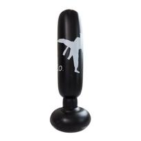 160cm Inflatable Boxing Punch Bag Kick MMA Training Sandbag juoda