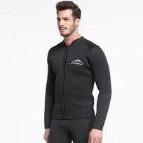 5MM Neoprene Wetsuit Long Sleeve Short Pants Surfing Diving Winter Swimming Snorkeling M