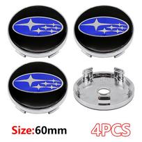 4 vnt. 60 mm automobilio ratlankių centriniai dangteliai Padangų stebulių dangteliai Emblema Subaru XV WRC WRX BRZ FORESTER TRIBECA IMPREZA LEGACY OUTBACK STI
