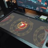 Rts Widzew D Mouse Pad Large Gaming Table Cushion Nonslip Laptop Tablet Big Mousepad Xxl Mat Mini Pc Playmat With Lock Edge 30cmx60cm(11.8x23.6inch) black
