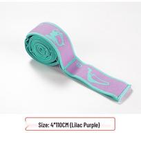 For Yoga Resistance Band Kids And Adults Stretch Dance Fitness Trainer 9-loop elastic band - lilac (110cm)