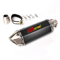 Universalus 38-51 mm Motociklo Išmetimo Duslintuvo Vamzdis Purvo Dviratis Keturratis Escape Nuimamas DB Killer skirtas CBR500R RC390 Z400 FZ6 GSR400