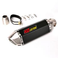 Universalus 38-51 mm Motociklo Išmetimo Duslintuvo Vamzdis Purvo Dviratis Keturratis Escape Nuimamas DB Killer skirtas CBR500R RC390 Z400 FZ6 GSR400