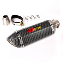 Universalus 38-51 mm Motociklo Išmetimo Duslintuvo Vamzdis Purvo Dviratis Keturratis Escape Nuimamas DB Killer skirtas CBR500R RC390 Z400 FZ6 GSR400